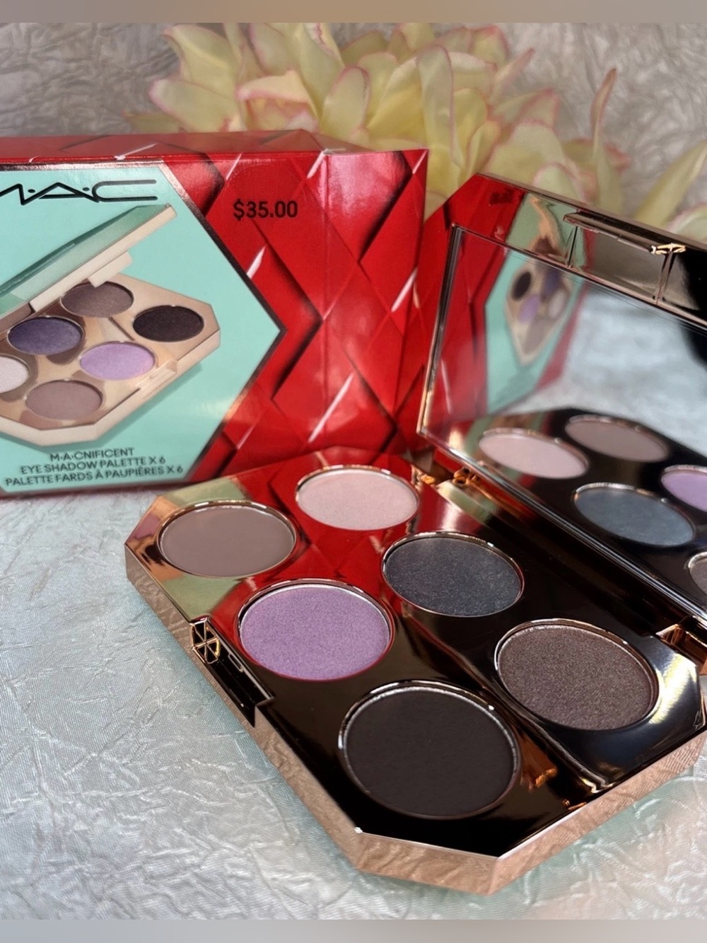 MAC MACnificent Eye Shadow Palette X 6 Galaxy Glimmer - New In Box